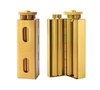 JGJUUZ Rouleau à Cigarettes en Laiton Za Wheel Joint Roller, Machine à Rouler Les Cigarettes en cuivre Pur Fait à la Main Prend en Charge Le Papier à Cigarettes de 70 mm,Square,Za