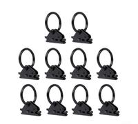 JGmotorfi Lot de 10 joints toriques de fixation d'ancrage pour remorque camion E-Track, connexion facile, acier au carbone