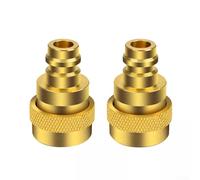 JGmotorfi Lot de 2 adaptateurs de connecteur R1234yf -R134a côté haut-bas R134a-R1234yf Adaptateur R1234YF Kit de couplage rapide pour climatiseurs systèmes R1234yf