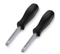 JGmotorfi Lot de 2 clés à douille rotatives 6 3 mm avec trou inférieur et entraînement carré femelle de 6,35 mm pour une meilleure connectivité des outils