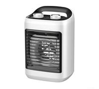 JGmotorfi Mini ventilateur de climatiseur personnel avec réservoir d'eau de 180 ml, alimenté par USB, refroidisseur compact pour une utilisation en intérieur
