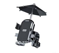 JGmotorfi Support de navigation pour moto avec pare-soleil et parapluie étanche