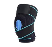 JGR SELECT Genouillère ménisque et ligament - Genouillère sportive réglable - Genouillère rotulienne unisexe en néoprène, crossfit, basketball, arthrite, tendinite (bleu/noir)
