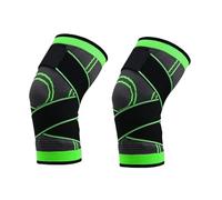 JGR SELECT Lot de 2 genouillères réglables pour ménisque et ligaments - Unisexe - Compression - Crossfit - Arthrite - Tendinite (M)