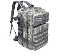 JGR SELECT Sac à dos tactique militaire 45L - Imperméable, grande capacité, sport - Pour crossfit, gym, survie, randonnée, montagne, chasse, voyage, randonnée
