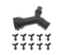 JGUYC Connecteur de tuyau de liquide de refroidissement for moteur AA//u//d//i A4 S4 Avant quattro A5 S5 Coupé Sportback 2017+ 2.0L, 8W0122293A(10 PCS)