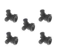 JGUYC Connecteur de tuyau de refroidissement d'eau de radiateur NW12 for BB//M//W 316i 318i 320i 120i 116i E87 118i X1 E84 N42 N43 N46 05+, 7506131(5 PCS)