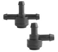 JGUYC Essuie-glace 2 pièces, raccord de tuyau lave-glace, valve contrôle for V//o//l//v//o C30 C70 S40 S60 S70 S80 V50 V70 XC60 XC70 XC90 2/3 voies