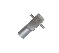 JGY-370 12 Volt DC Worm Geared electronic starter Double Shaft 6-24V Self-lock Dual Output Shaft Reducer Gears electronic starter CZAOINCU(12v6rpm,PackageA)