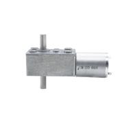 JGY-370 DC6V 12V 24V Worm Gear electronic starter Dual Shaft Reducer 2-375RPM High Torque Metal electronic starter Reversed Reduction Self-lock CZAOINCU(6RPM,12V)
