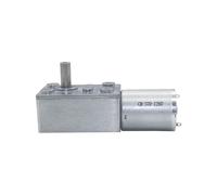 JGY-370 DC6V 12V 24V Worm Gear electronic starter Single Shaft Reducer 2-375RPM High Torque Metal electronic starter Reversed Reduction Self-lock CZAOINCU(0.6RPM,12V)