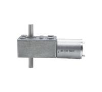 JGY-370 Double Shafts Turbo Engine High Torque DC 6V 12V 24V Worm Gear Motor(2rpm,12V)