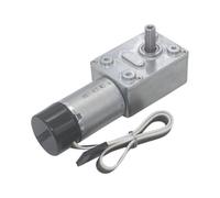 JGY-370B Moteur à engrenages à vis sans fin DC 6 V 12 V 24 V à couple élevé avec codeur 1 pièce(6 V, 210 tr/min)