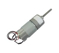 JGY37-545 moteur de décélération DC 24V basse vitesse gros torsion fileté à vis allongée bride écrou M6 12rpm ; 24v