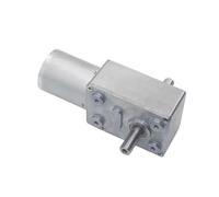 JGY370 6V Dual Output Shaft Reducer Motors 12V Volt DC Worm Geared Double Shaft electronic starter 24V DC Reversed Reduction Self-lock IINKUEYK(10rpm,6V)