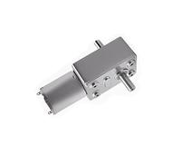 JGY370 DC 6V 12V 24V Dual Double Shaft electronic starter+Bracket+Speed Controller+Power Supply Metal Gear Worm Reduction Turbo Gear electronic starter CZAOINCU(12V 6RPM,Package E)