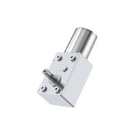 JGY370 DC 6V 12V 24V Réducteur de vitesse à vis sans fin métallique couple élevé Moteurs engrenages réversibles faible 1 tr/min 375(23RPM-24V BRACKET MOTOR)