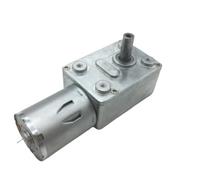 JGY370 DC6V/12V24V 2RPM à 150RPM Réducteur de vitesse à couple élevé Moteurs à engrenages à vis sans fin métalliques Moteur à engrenages à vis sans fin réversible à basse vitesse(23 RPM_DC 12 VOLT)