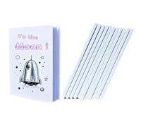 JGYXQYD Lot de 12 livres vierges blancs de 17,8 x 25,4 cm pour enfants pour écrire des histoires, carnets de croquis à couverture rigide pour étudiants, bande dessinée vierge, bricolage pour faire