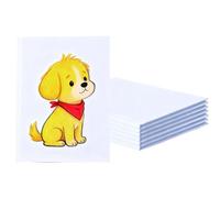 JGYXQYD Lot de 6 livres vierges blancs de 15,2 x 20,3 cm pour enfants pour écrire des histoires, carnets de croquis à couverture rigide pour étudiants, bande dessinée vierge, bricolage pour faire