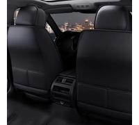 JGYZQL 2 Pièces Housses de Siège de Voiture pour Citroen DS3/DS3 Racing/DS3 Cabrio/DS4/DS5/DS3 Crossback/DS 4S, Housses Siege Cuir Confortables Respirant Protection Accessoires,Black Red