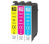 Jhaan 29XL Cartouches d'encre Compatible pour Epson 29 29XL Multipack, pour Expression Home XP-245 XP-255 XP-235 XP-247 XP-345 XP-332 XP-335 XP-342 XP-432 XP-435 XP-257 (3-Pack)
