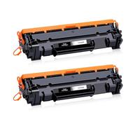 Jhaan CF244A Lot de 2 toners avec puce compatibles avec HP Laserjet Pro M15w M15a M28w M16a M16w M28a M29a M29w (CF244A Noir