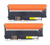 Jhaan CLT-P404C P404C 404S Cartouche de Toner Compatibles avec Toner Samsung C480W pour Samsung Xpress SL C483W C430W C480FW C48X C480 C430 C43X C480FN CLT-Y404S (2 x Jaune)