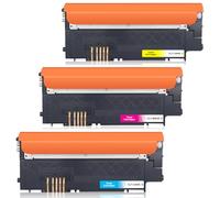 Jhaan CLT-P404C P404C 404S pour Toner Samsung C480W Compatibles avec Samsung Xpress SL C483W C430W C480FW C48X C480 C430 C43X C480FN CLT-C404S CLT-M404S CLT-Y404S (Cyan Jaune Magenta, Pack de 3)