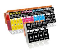 Jhaan PGI-525 CLI-526 Remplacement pour Canon PGI525 CLI526