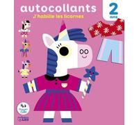 Les Petites mains en autocollants - J'habille les licornes - Dès 2 ans