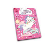 J'habille les licornes - Ma pochette créative - Avec plus de 650 stickers à colorier et brillants - Un carnet créatif - 10 silhouettes - Collectif - Hemma - Coffret - Document jeunesse