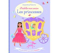 J'habille mes amies - Les princesses - Autocollants Usborne