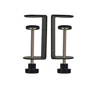 Jhanw Lot de 2 colliers de serrage en C de 7,6 cm avec 4 trous arrière, lot de 2 colliers réglables de 0,9 à 8,6 cm, pince polyvalente pour frein