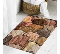 JHAOUNUK Tapis de Bain Antiderapant en Microfibre Douce,Tapis de Salle de Bain Lavable en Machine,Le Mois de l'histoire des Noirs célèbre la diversité et la fierté de la Culture,60x90cm