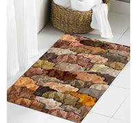 JHAOUNUK Tapis de Bain Antiderapant en Microfibre Douce,Tapis de Salle de Bain Lavable en Machine,Le Mois de l'histoire des Noirs célèbre la diversité et la fierté de la Culture,60x90cm