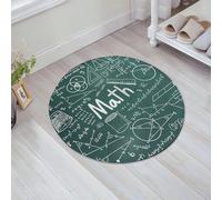 JHAOUNUK Tapis de Bain Antiderapant en Microfibre Douce,Tapis de Salle de Bain Lavable en Machine,Théorie mathématique et équation de Formule mathématique griffonnage icône d'éc,60x60cm