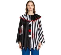 Jhaoyu Cape Joker Pour Une Tenue Fancy Dress Pour Un Show Dextravagance Réunion Noir Blanc E Taille unique