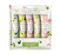 Jhaoyu Collection Crèmes Hydratantes Pour Les Mains Quotidiennes Et Pour Le Voyage Ensemble Crèmes Parfumées Aux Fruits Avec Essence Florale Nourrissante Fleurs et fruits Taille unique