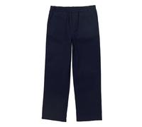 Jhaoyu Costumes Enfant Garçons d'honneur Pantalon Habillé Longue Couleur Uni Pantalon Taille élastique avec Poches pour Cocktail Mariage 1-16 Ans Bleu Marine 15-16 Ans