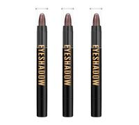 Jhaoyu Crayons Maquillage Multifonction Imperméables Pack Ombre Paupières Contour Et Highlighter En Un Seul Produit Formule Crème Longue Tenue Outil Dapplication Or noir Taille unique