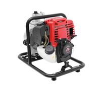 JHAUAI Pompe à eau à essence 1,2 kW Pompe moteur 4 temps pour irrigation | Moteur de 38 cc, débit de 35,66 GPM, hauteur de refoulement de 30 m, grand réservoir, refroidissement efficace pour