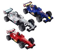 JhavexToy Voitures de Course 3 pièces F1 Modèle de Voiture,Alliage Diecast Collectible Toy Cars- Set de Voitures de Jouet Mini Race Set, Jeu de Véhicule de Course pour Enfants pour Garçons Filles