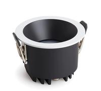 JHBHQKX Spot encastré étanche en Aluminium 12 W, antireflet, 3 000 K/4 000 K/6 000 K, 3 températures de Couleur sélectionnables, IRC 90+, Cadre Ultra-Fin de 10 mm, Spot encastré COB