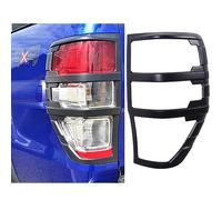 JHCHAN Coque de phare arrière pour Ford Ranger Wildtrak 2012-2022 T6 T7 T8 Raptor XL XLT Limited Tremor Platinum avant et arrière protecteur de couvercle de protection (Cache feu arrière)