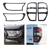 JHCHAN Couvercle de phare et de feu arrière pour Ford Ranger Accessoires