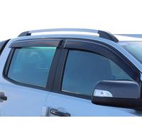 JHCHAN Déflecteurs d'air pour Ford Ranger Wildtrak T7 T8 2015-2022 Raptor XL XLT Tremor Limited Double Cabine (Déflecteurs d'air)