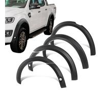 JHCHAN Élargisseur d'aile pour Ford Ranger T8 2019-2022 Wildtrak Limited Tremor avec PDC, 4" Extension de Passage de Roue et Garde-Boue Noir Mat