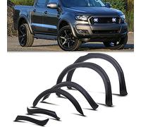 JHCHAN Élargisseurs d'ailes 6 Pièces Passage de Roue pour Ford Ranger Wildtrak 2015-2019 T7 Double Cabin Modèle à Faible Configuration sans Park Assist