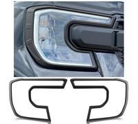 JHCHAN Housses de phares noir pour Ford Ranger 2023-2024-2025 Accessoires